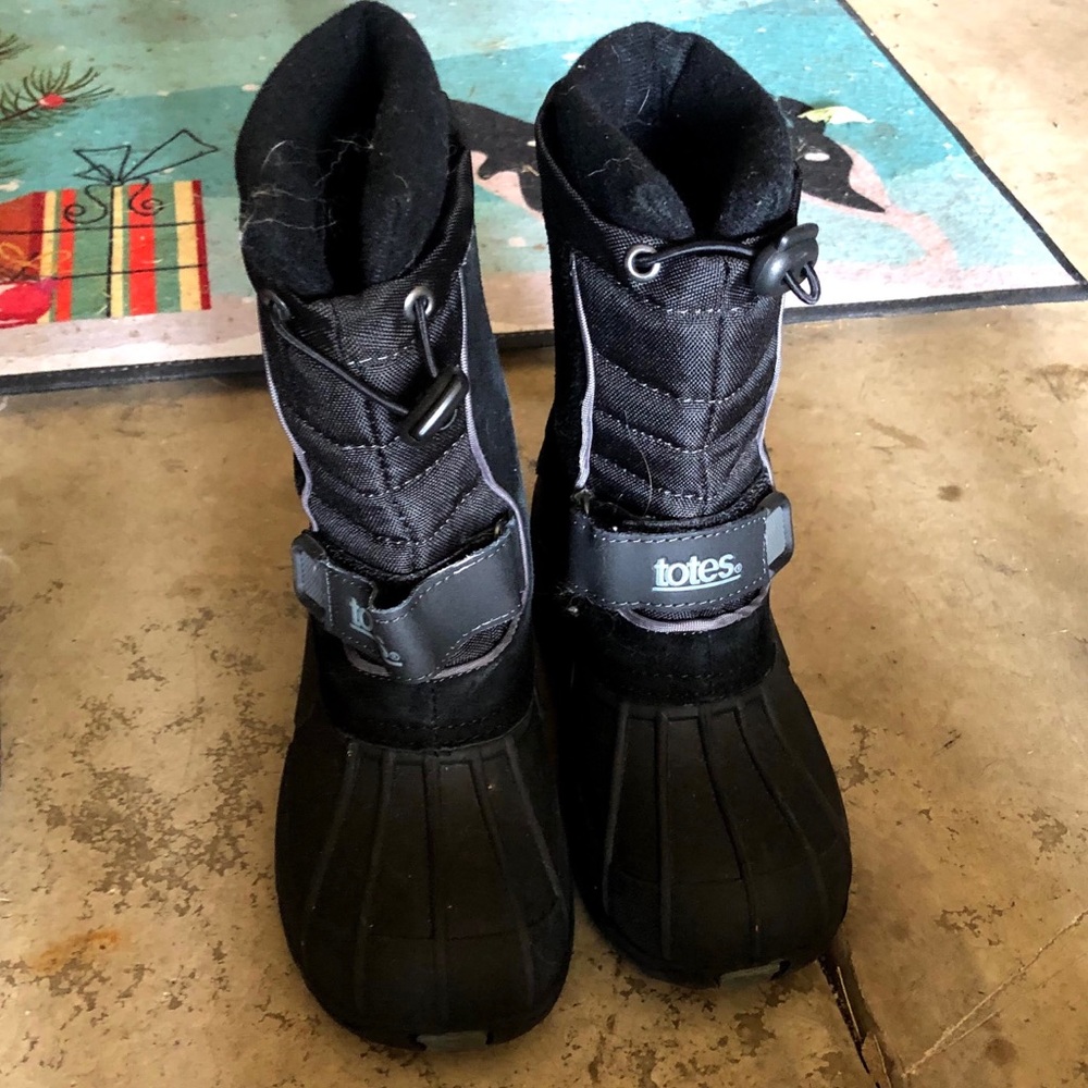 Black Snow Boots